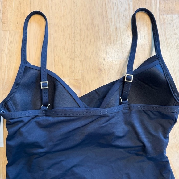 La Blanca Tankini Top Underwire LB8LA83 Size 6 Black New - Picture 7 of 12